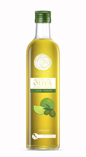 Aceite de Oliva Extra Virgen Saborizado a Limon – PODINI