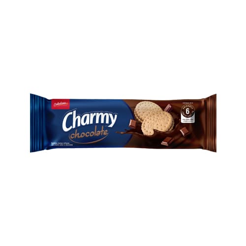 Galletas rellenas con crema sabor a chocolate – Charmy