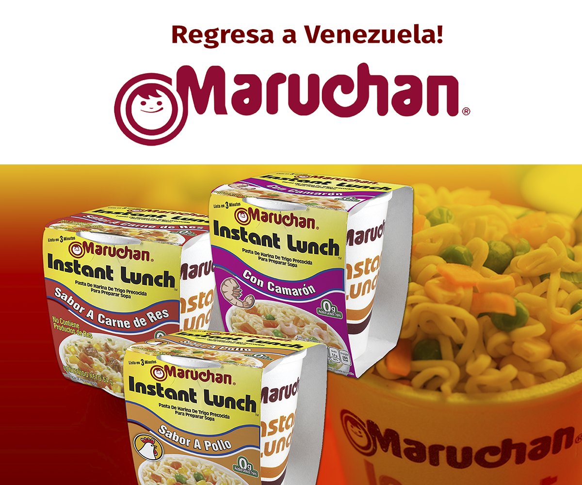 En este momento estás viendo Maruchan regresa  a Venezuela de la mano de GSI Food y Mary Iancarina