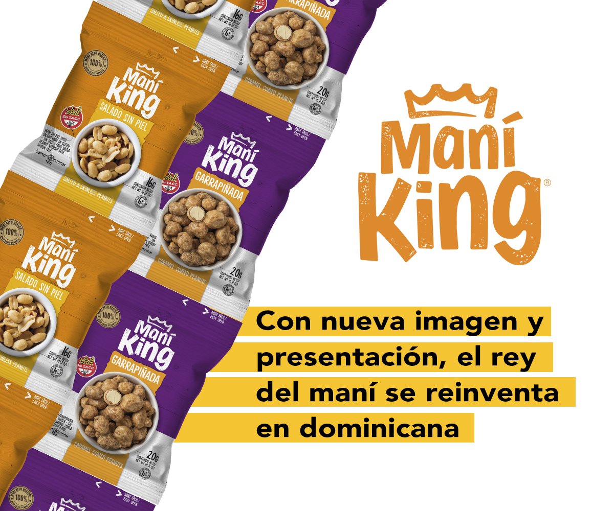 En este momento estás viendo Con nueva imagen y presentación el rey del maní se reinventa en Dominicana