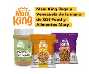 Lee más sobre el artículo Maní King llega a Venezuela de la mano de GSI Food