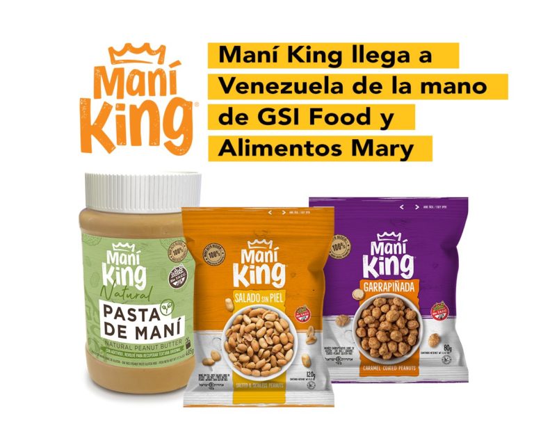Maní King llega a Venezuela de la mano de GSI Food