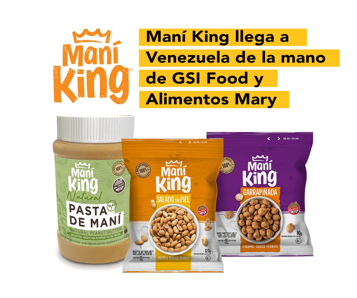 En este momento estás viendo Maní King llega a Venezuela de la mano de GSI Food