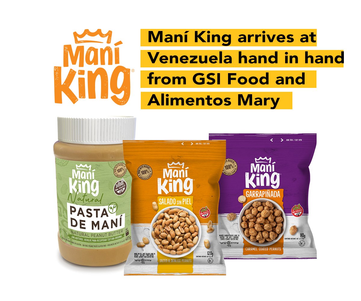 You are currently viewing Maní King arrives in Venezuela with GSI Food
