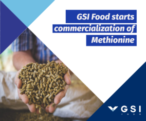 Read more about the article GSI Food starts commercialization of Methionine for animal feed formulation.