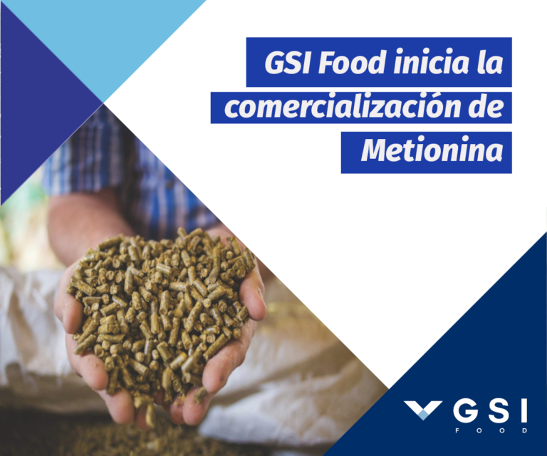 GSI Food inicia la comercialización de Metionina para la formulación de alimentos para animales
