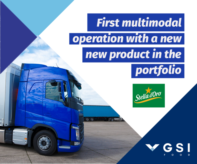 GSI Food completes its first multimodal operation and expands its product portfolio with the brand Stella d’Oro