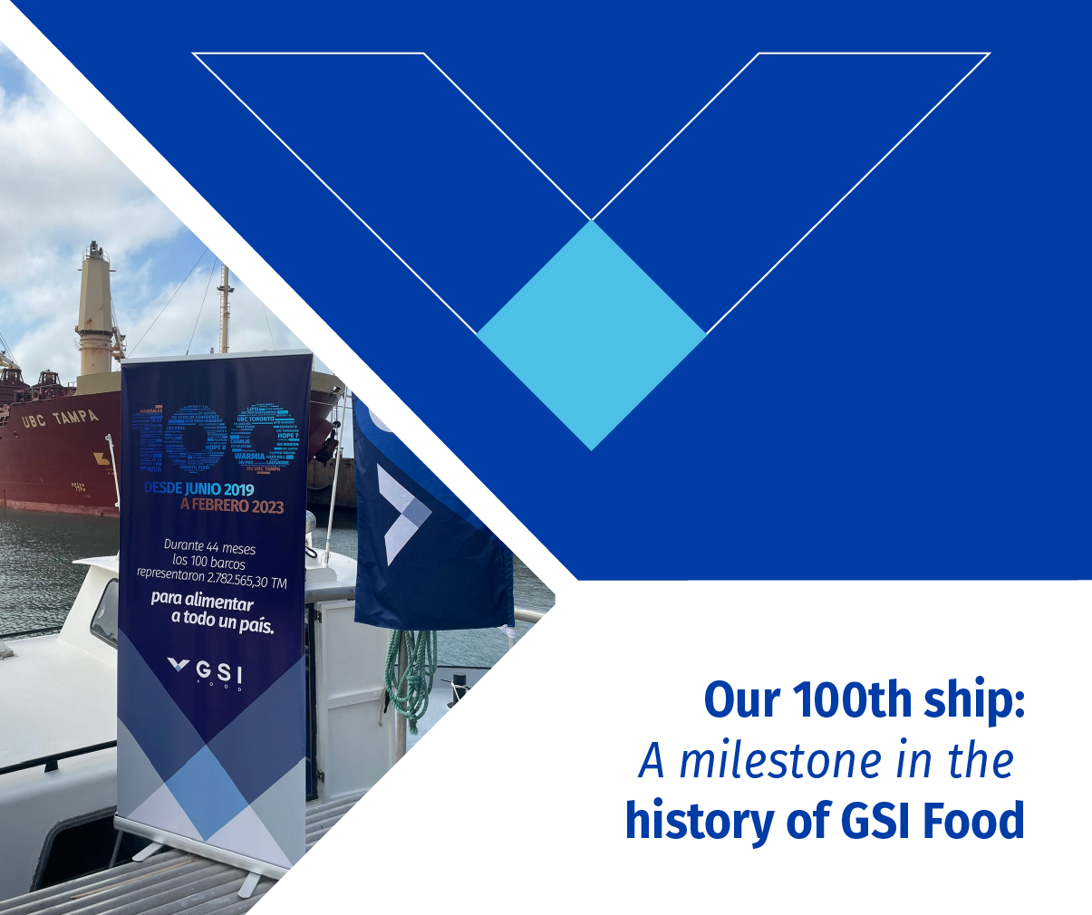 You are currently viewing Our 100th ship: A milestone in the history of GSI Food